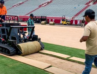 Agri division tested ‘turfgrass’ placed in Razorback Stadium